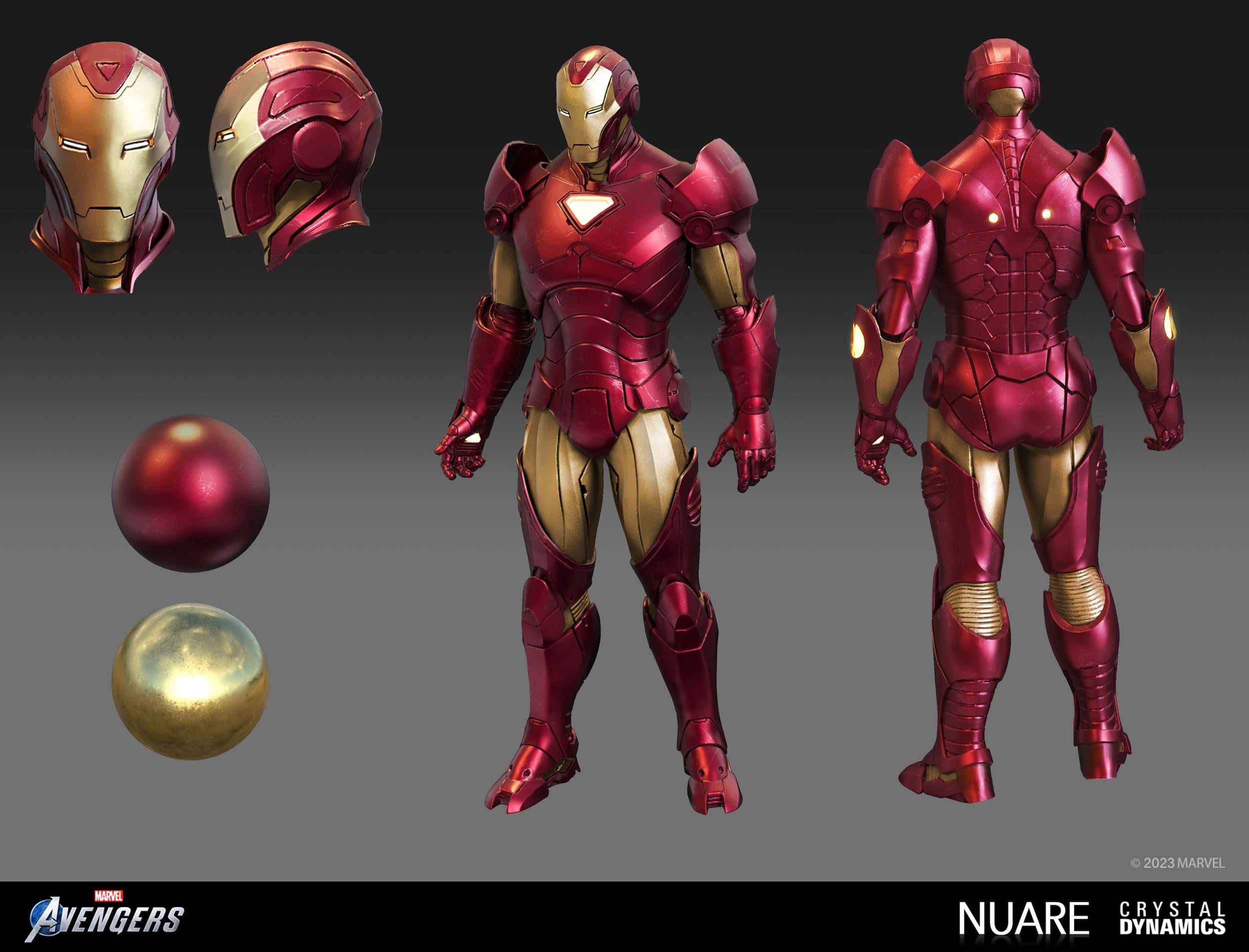 Marvel Avengers Iron Man armor study by NUARE