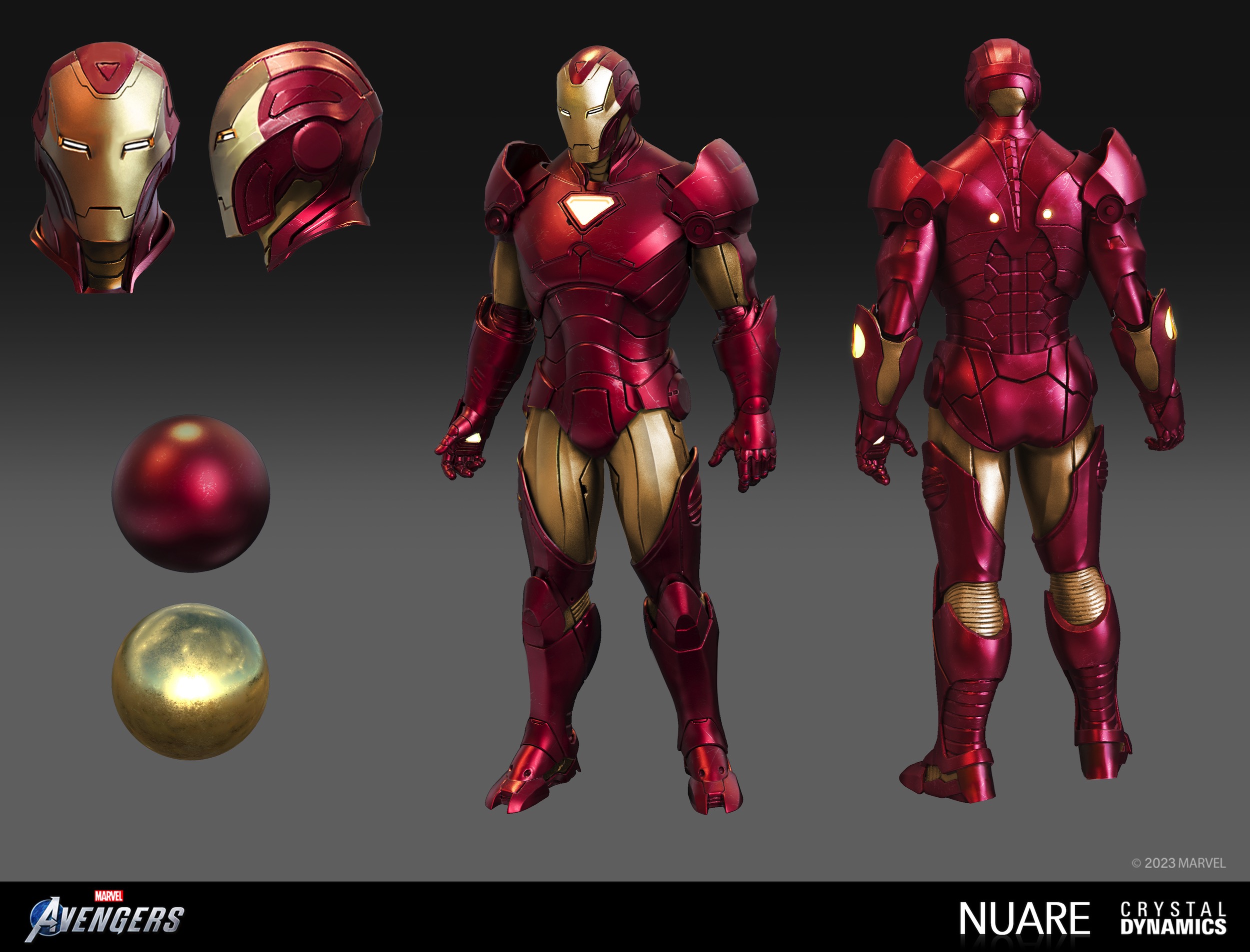 Marvel Avengers Iron Man armor study by NUARE