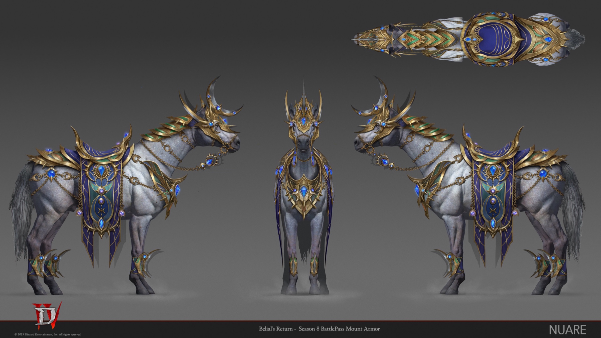 Diablo 4: belials return mount armor turnaround