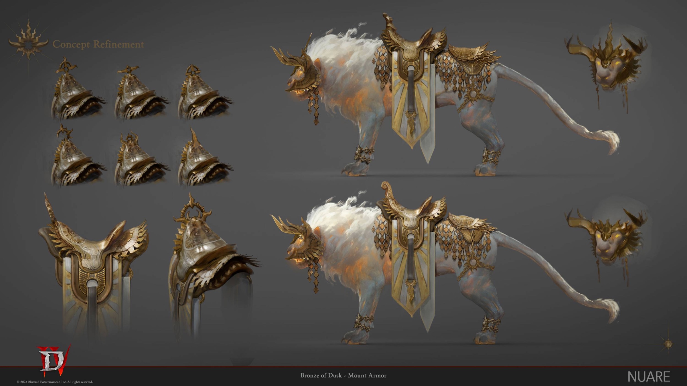 Diablo 4: bronze of dusk mount armor refinement