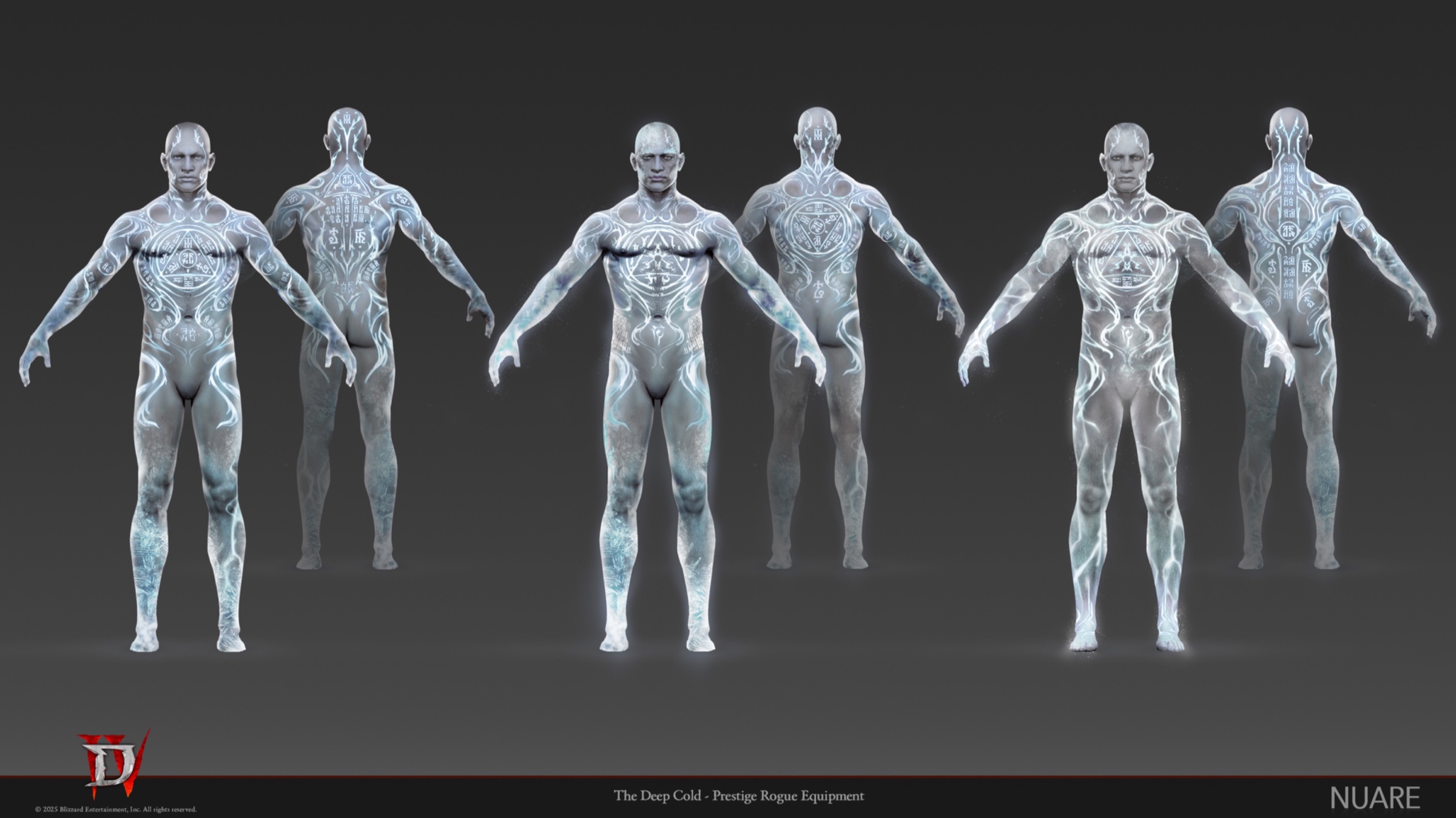 Diablo 4: deep cold rune body variations