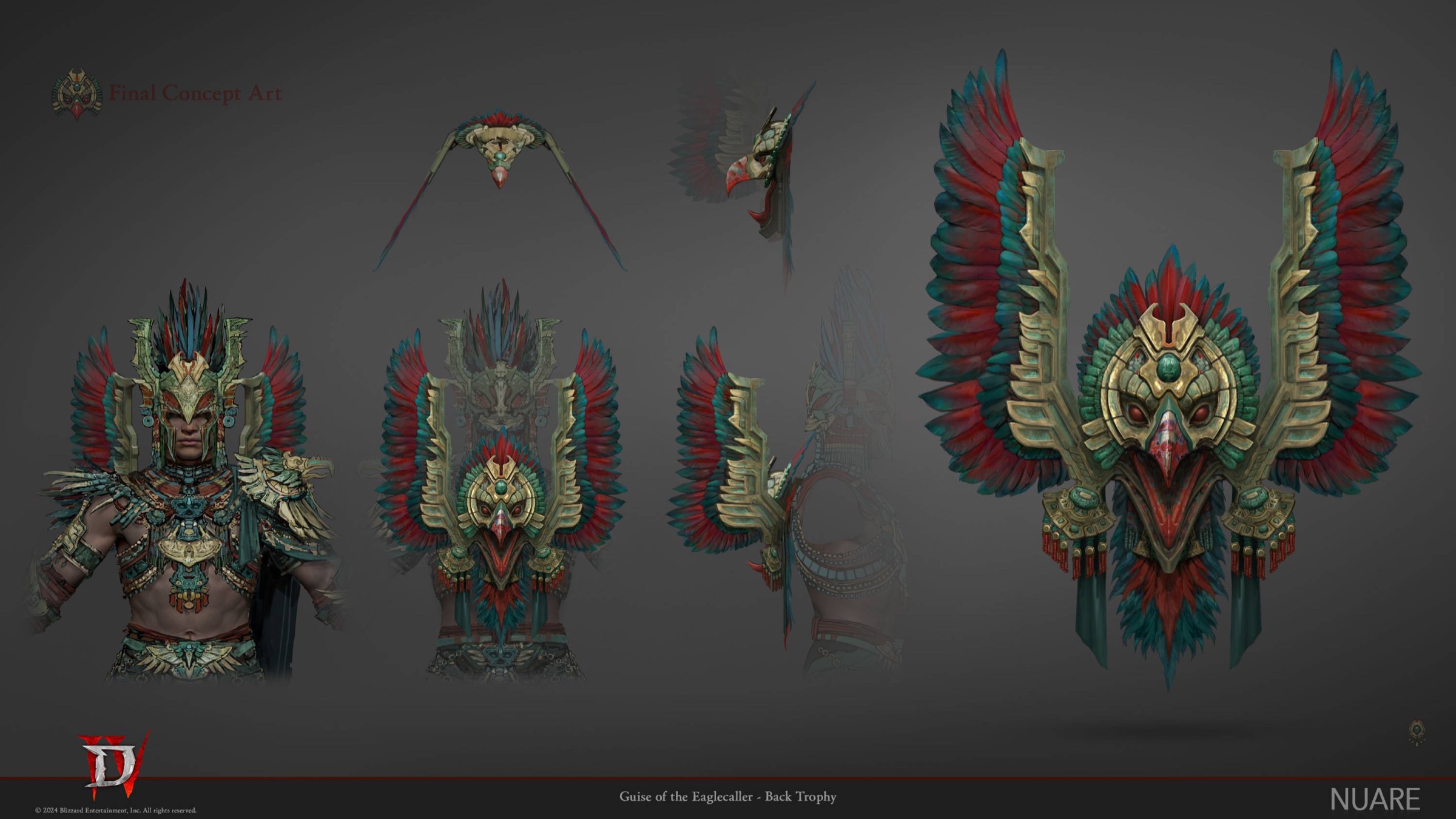 Diablo 4: guise of the eaglecaller back trophy